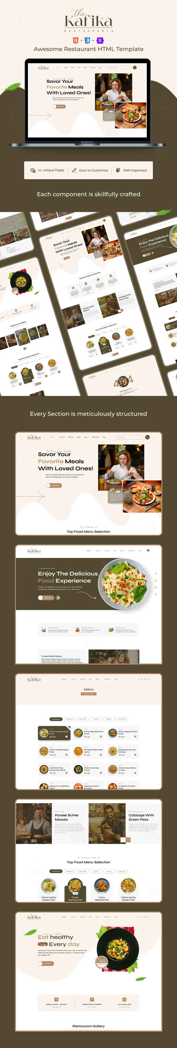 The Kafika - Cafe and Restaurant HTML Template - 1